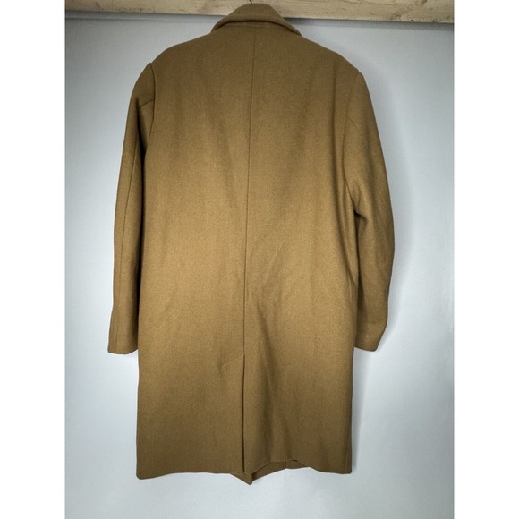 H&M Wool Coat Long Size M (40 R) Color Brown - Picture 2 of 6